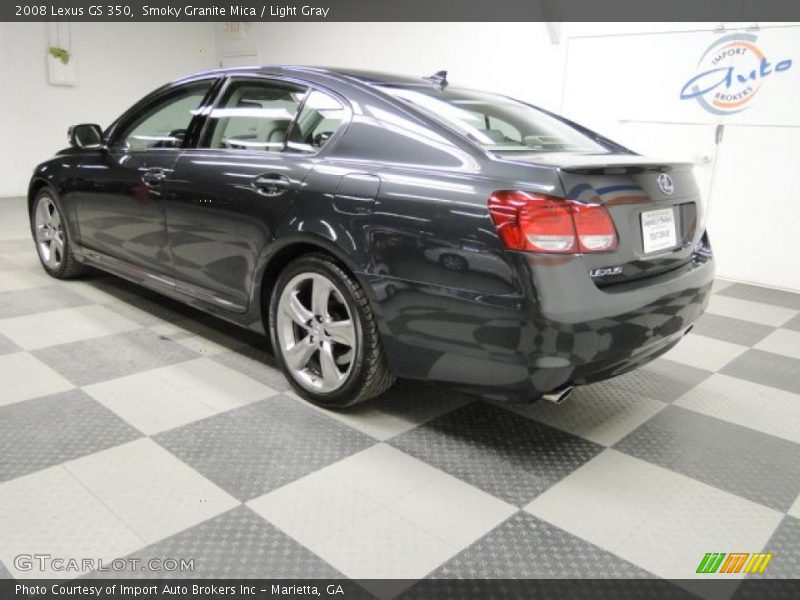 Smoky Granite Mica / Light Gray 2008 Lexus GS 350