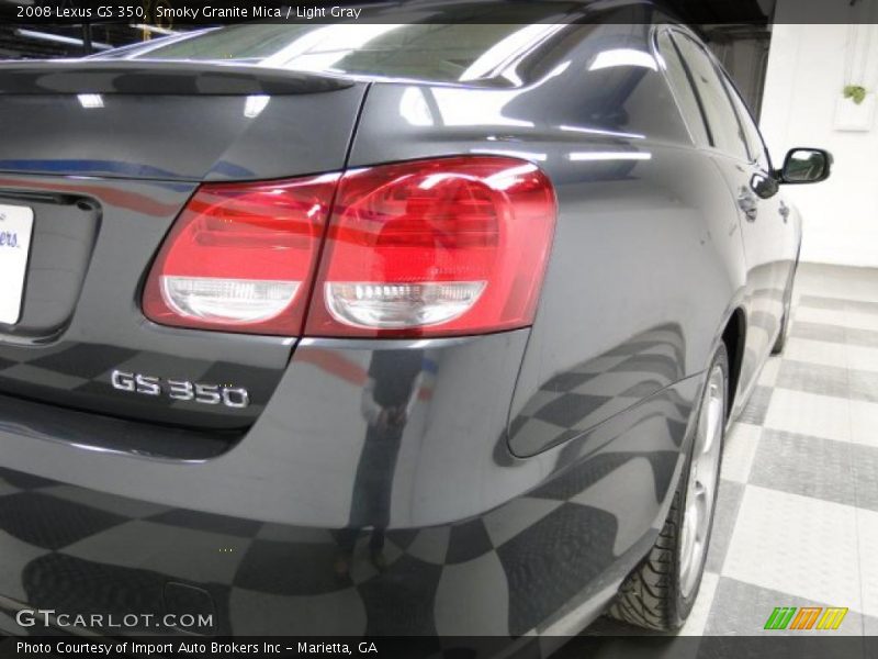 Smoky Granite Mica / Light Gray 2008 Lexus GS 350
