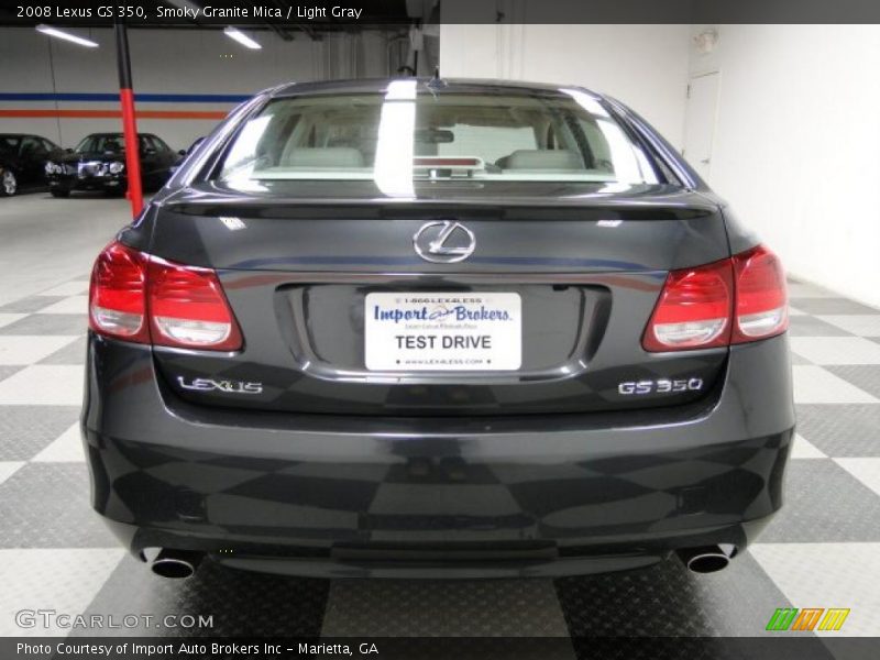 Smoky Granite Mica / Light Gray 2008 Lexus GS 350