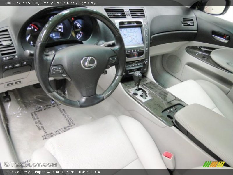 Smoky Granite Mica / Light Gray 2008 Lexus GS 350
