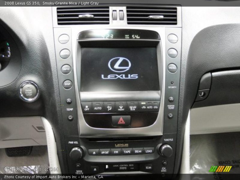 Smoky Granite Mica / Light Gray 2008 Lexus GS 350