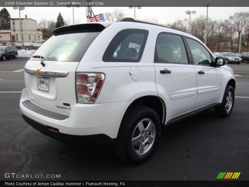 Summit White / Light Gray 2008 Chevrolet Equinox LS