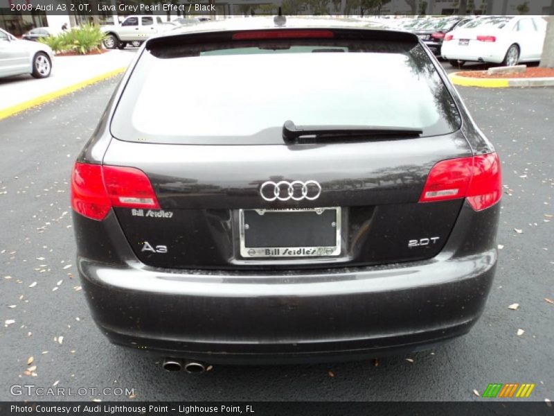 Lava Grey Pearl Effect / Black 2008 Audi A3 2.0T