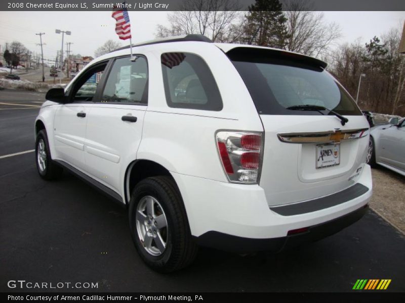 Summit White / Light Gray 2008 Chevrolet Equinox LS