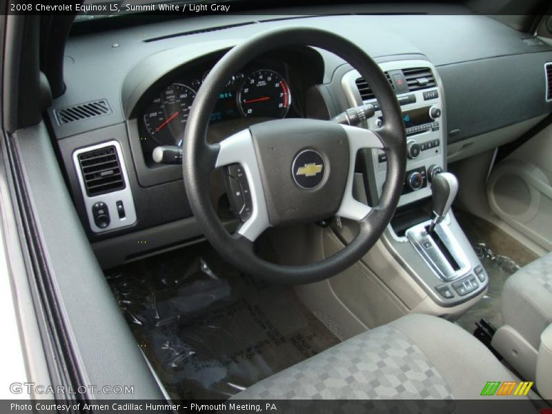 Summit White / Light Gray 2008 Chevrolet Equinox LS