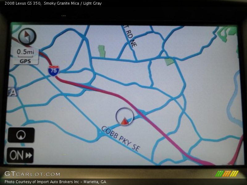 Smoky Granite Mica / Light Gray 2008 Lexus GS 350