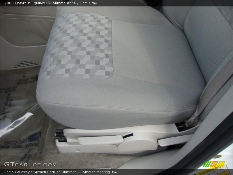 Summit White / Light Gray 2008 Chevrolet Equinox LS