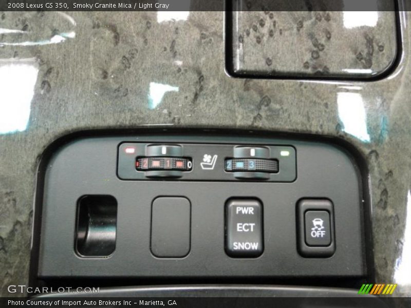 Smoky Granite Mica / Light Gray 2008 Lexus GS 350