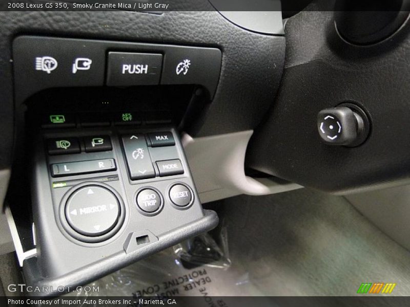 Smoky Granite Mica / Light Gray 2008 Lexus GS 350