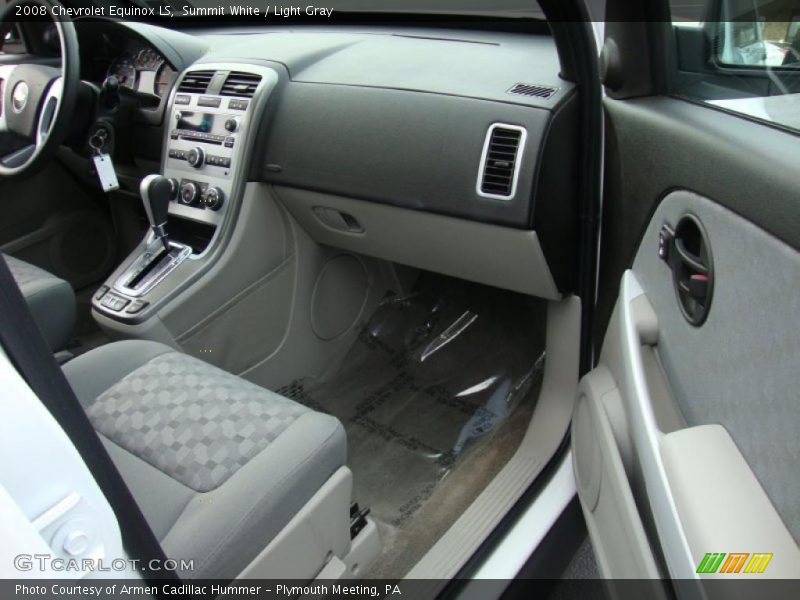 Summit White / Light Gray 2008 Chevrolet Equinox LS