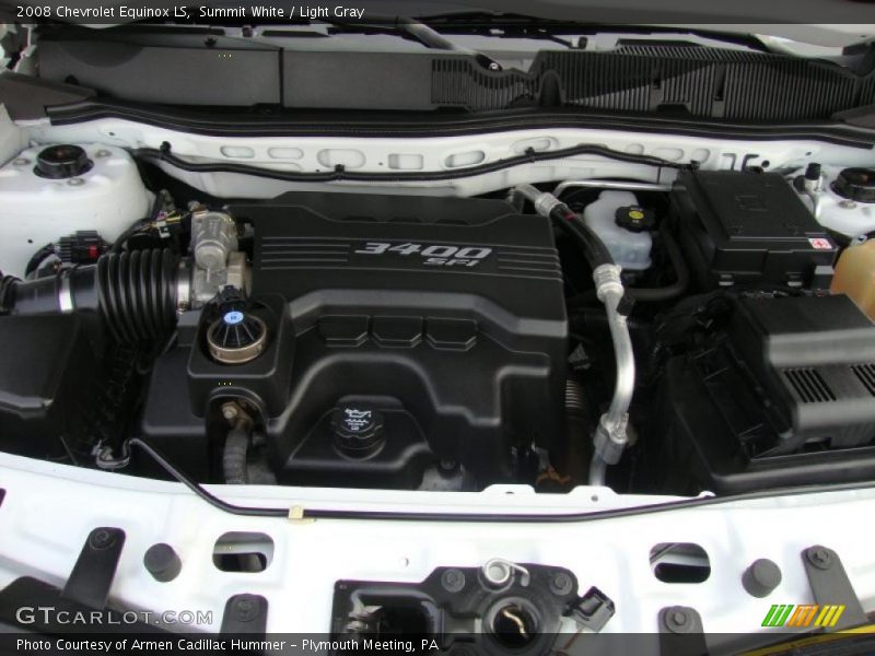 Summit White / Light Gray 2008 Chevrolet Equinox LS