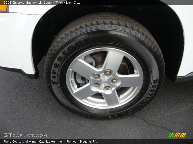 Summit White / Light Gray 2008 Chevrolet Equinox LS