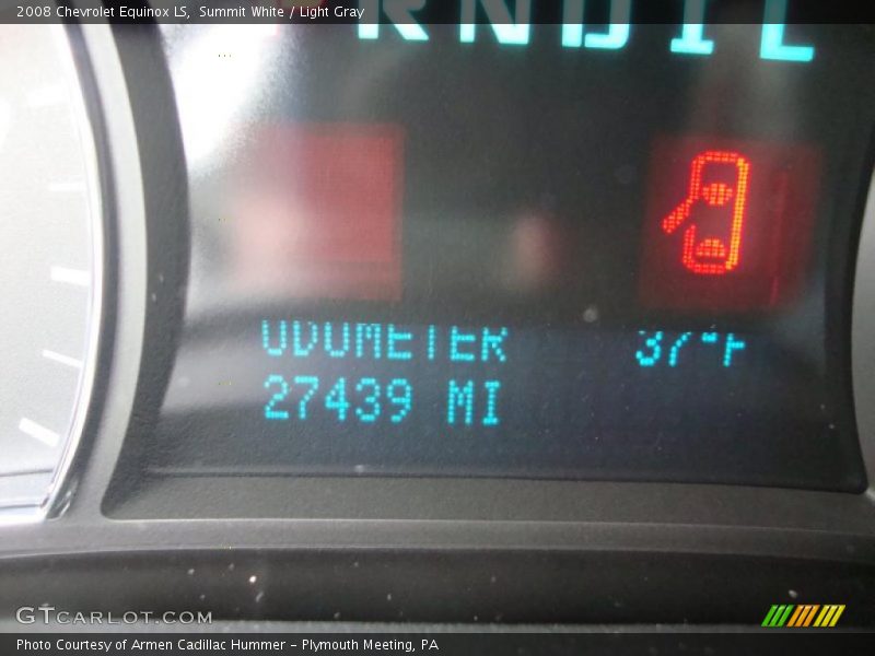 Summit White / Light Gray 2008 Chevrolet Equinox LS