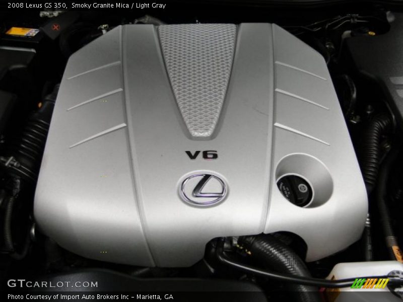 Smoky Granite Mica / Light Gray 2008 Lexus GS 350