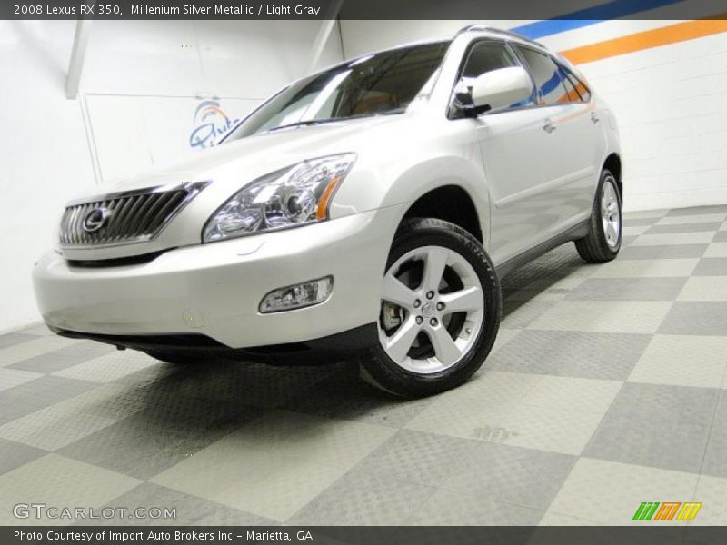 Millenium Silver Metallic / Light Gray 2008 Lexus RX 350