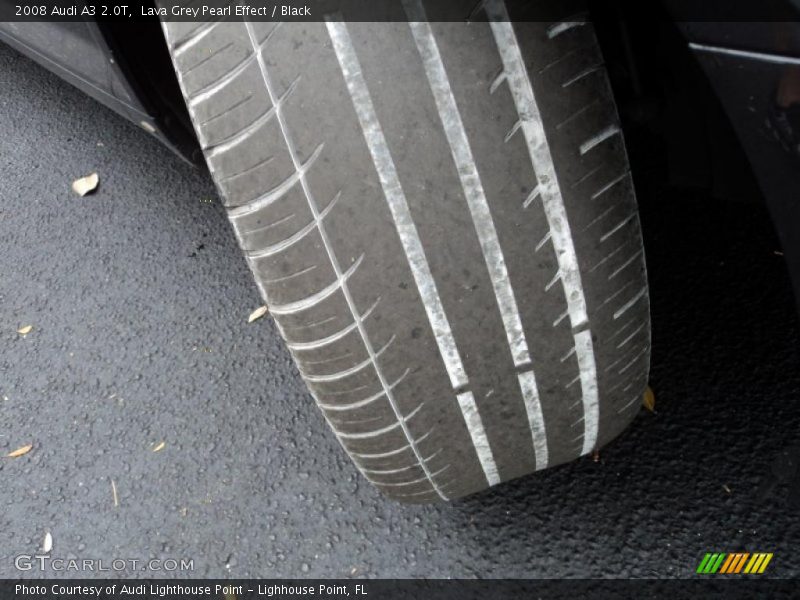 Lava Grey Pearl Effect / Black 2008 Audi A3 2.0T