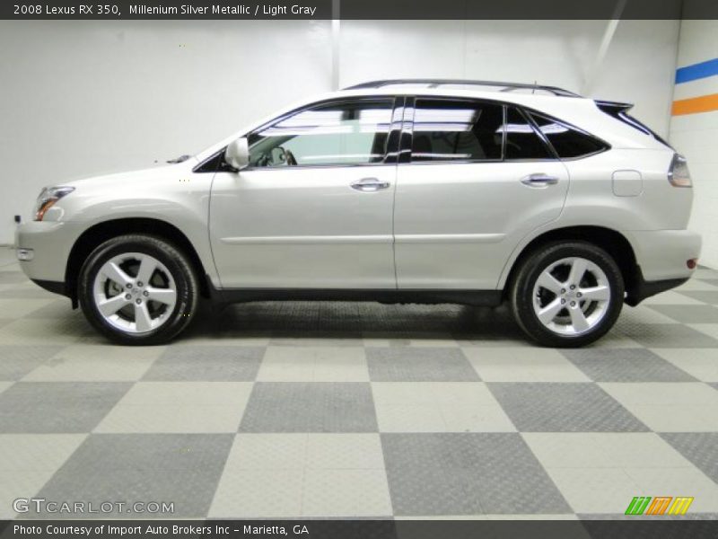 Millenium Silver Metallic / Light Gray 2008 Lexus RX 350
