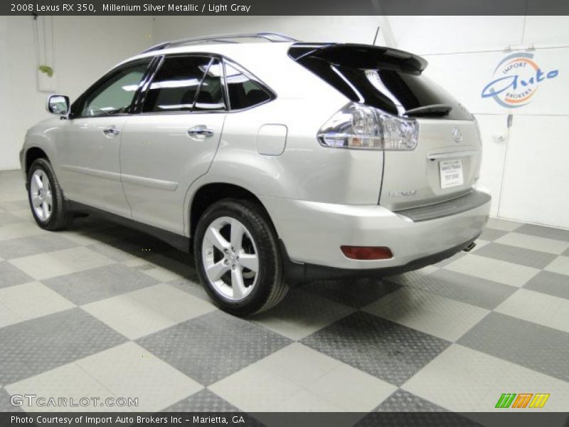 Millenium Silver Metallic / Light Gray 2008 Lexus RX 350