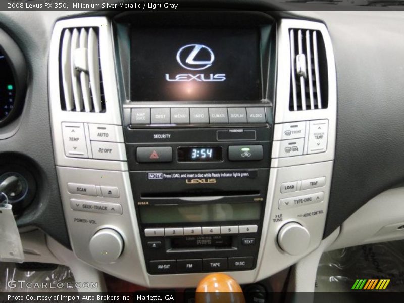 Millenium Silver Metallic / Light Gray 2008 Lexus RX 350
