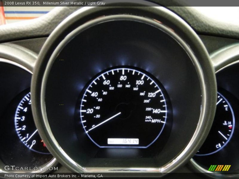 Millenium Silver Metallic / Light Gray 2008 Lexus RX 350
