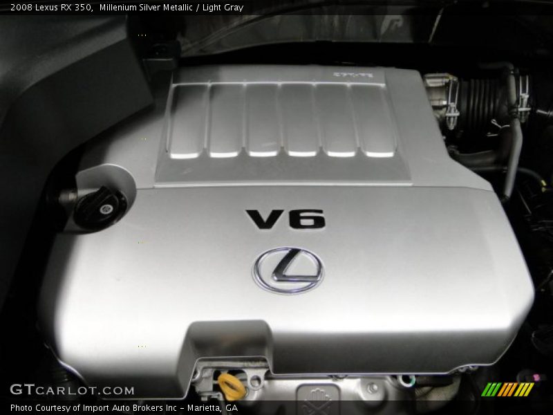 Millenium Silver Metallic / Light Gray 2008 Lexus RX 350
