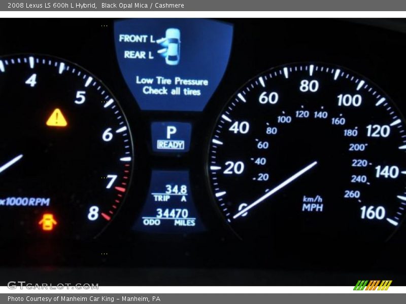 Black Opal Mica / Cashmere 2008 Lexus LS 600h L Hybrid