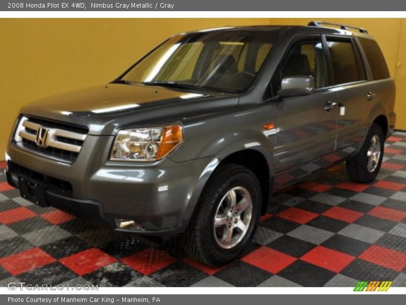 Nimbus Gray Metallic / Gray 2008 Honda Pilot EX 4WD