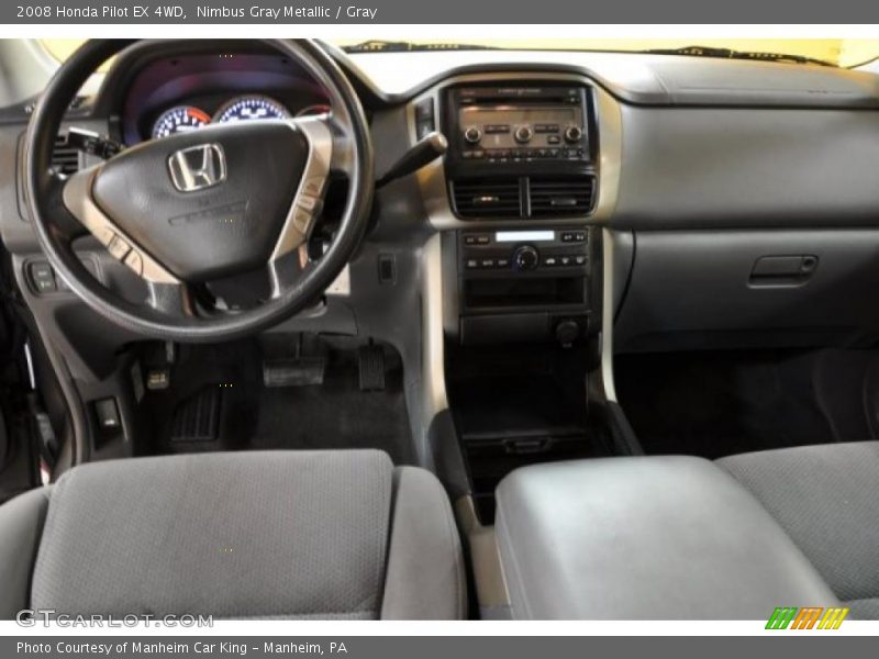 Nimbus Gray Metallic / Gray 2008 Honda Pilot EX 4WD