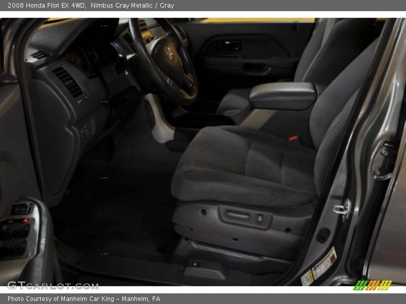 Nimbus Gray Metallic / Gray 2008 Honda Pilot EX 4WD