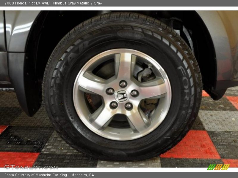 Nimbus Gray Metallic / Gray 2008 Honda Pilot EX 4WD