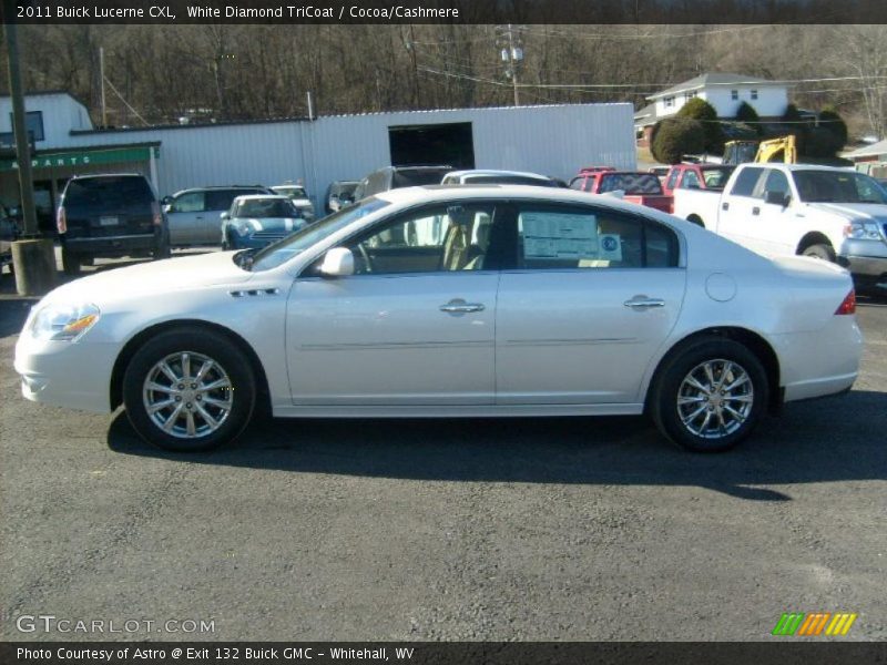 White Diamond TriCoat / Cocoa/Cashmere 2011 Buick Lucerne CXL