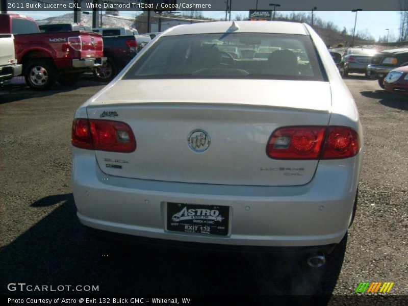 White Diamond TriCoat / Cocoa/Cashmere 2011 Buick Lucerne CXL