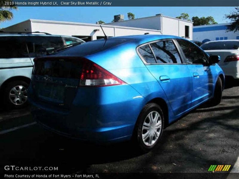 Clear Sky Blue Metallic / Gray 2010 Honda Insight Hybrid LX