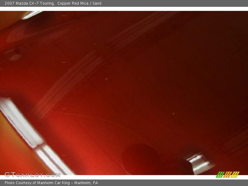 Copper Red Mica / Sand 2007 Mazda CX-7 Touring