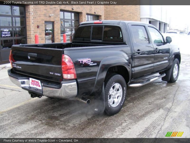 Black Sand Pearl / Graphite Gray 2006 Toyota Tacoma V6 TRD Double Cab 4x4