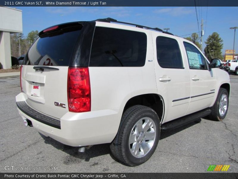 White Diamond Tintcoat / Light Tan 2011 GMC Yukon SLT