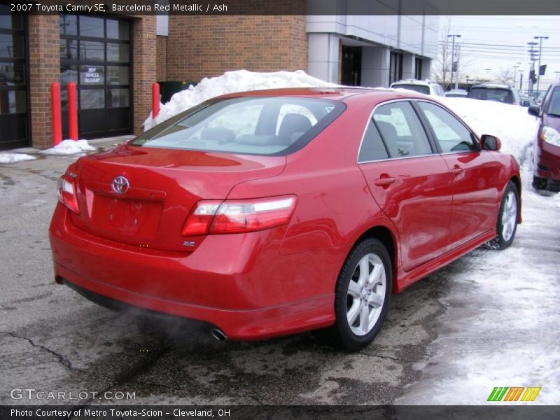 Barcelona Red Metallic / Ash 2007 Toyota Camry SE