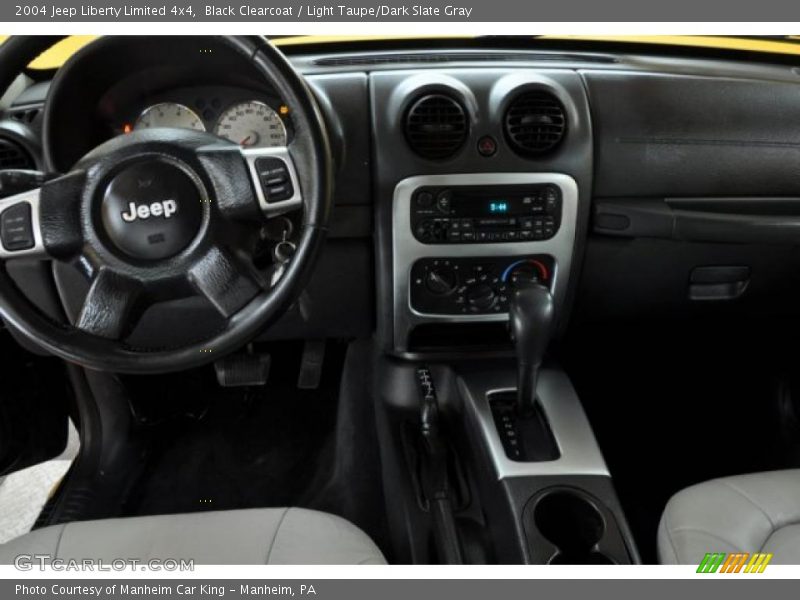 Black Clearcoat / Light Taupe/Dark Slate Gray 2004 Jeep Liberty Limited 4x4