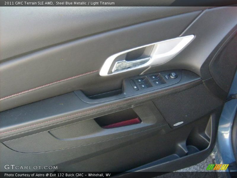 Steel Blue Metallic / Light Titanium 2011 GMC Terrain SLE AWD