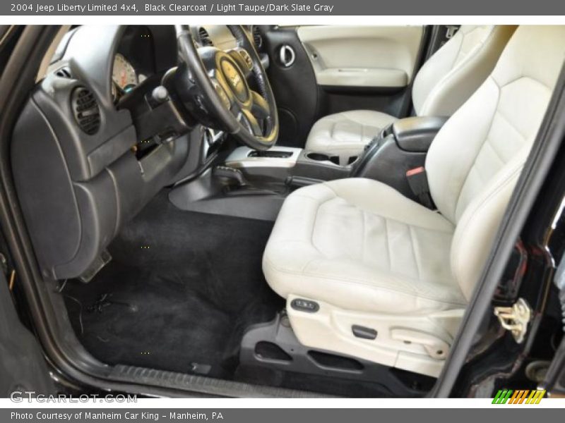 Black Clearcoat / Light Taupe/Dark Slate Gray 2004 Jeep Liberty Limited 4x4