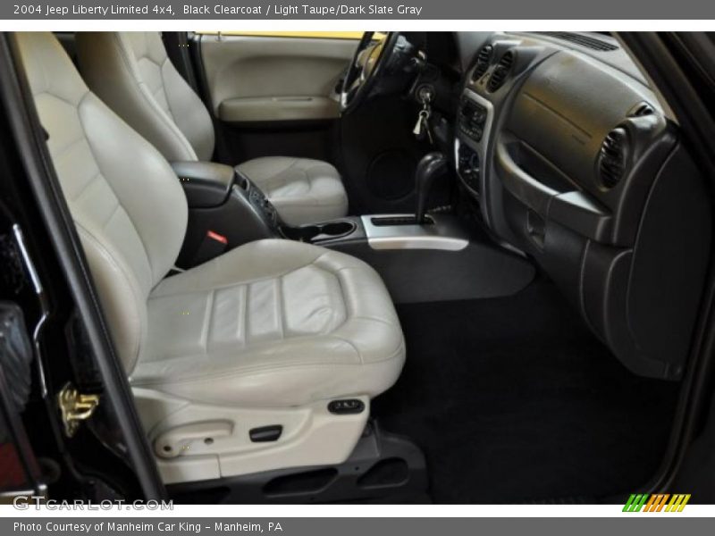 Black Clearcoat / Light Taupe/Dark Slate Gray 2004 Jeep Liberty Limited 4x4