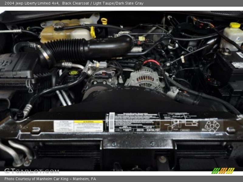 Black Clearcoat / Light Taupe/Dark Slate Gray 2004 Jeep Liberty Limited 4x4