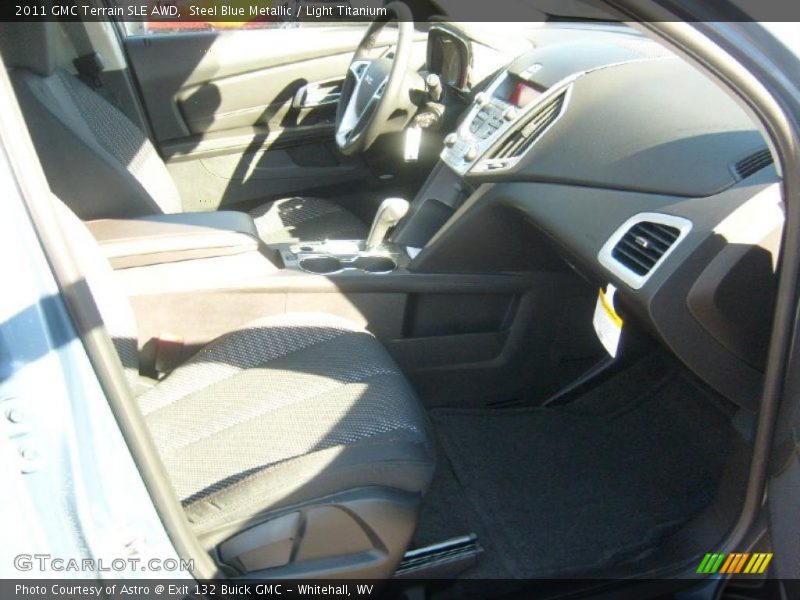 Steel Blue Metallic / Light Titanium 2011 GMC Terrain SLE AWD