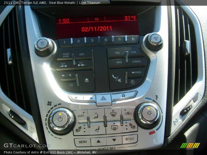 Controls of 2011 Terrain SLE AWD