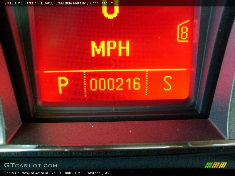 Steel Blue Metallic / Light Titanium 2011 GMC Terrain SLE AWD