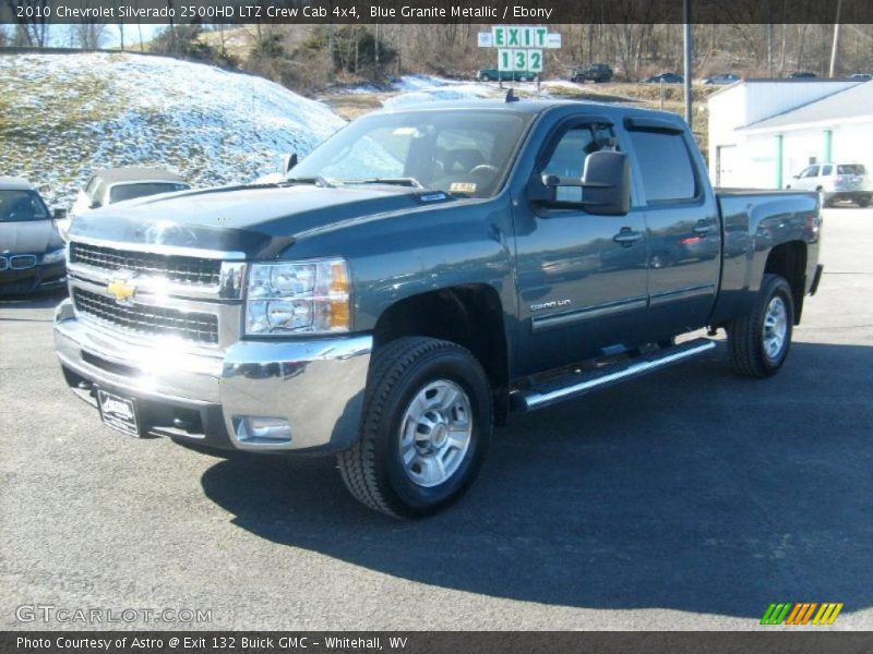 Blue Granite Metallic / Ebony 2010 Chevrolet Silverado 2500HD LTZ Crew Cab 4x4