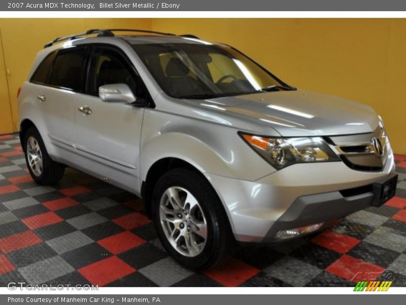Billet Silver Metallic / Ebony 2007 Acura MDX Technology