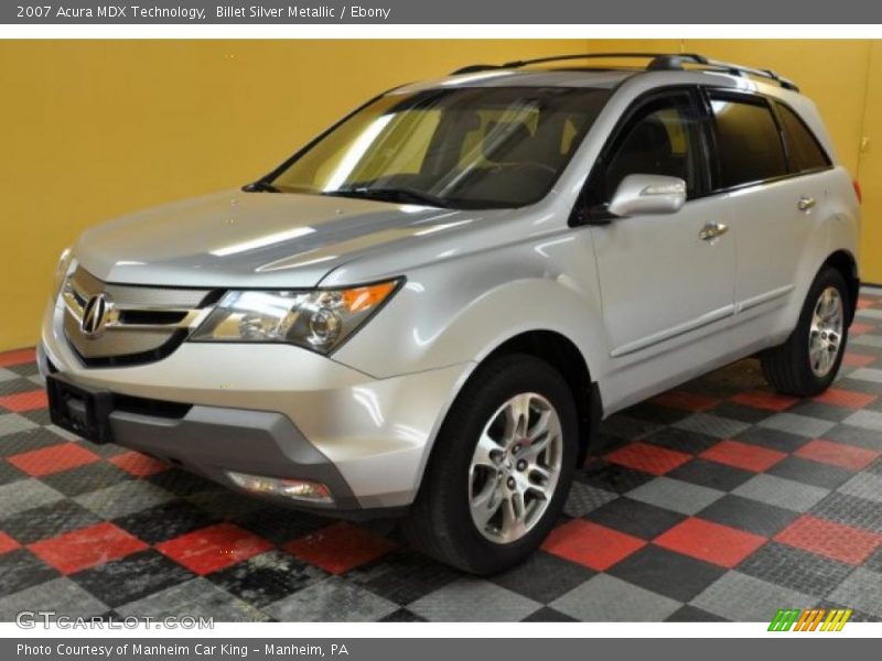 Billet Silver Metallic / Ebony 2007 Acura MDX Technology