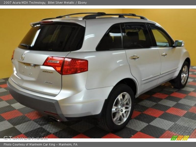 Billet Silver Metallic / Ebony 2007 Acura MDX Technology