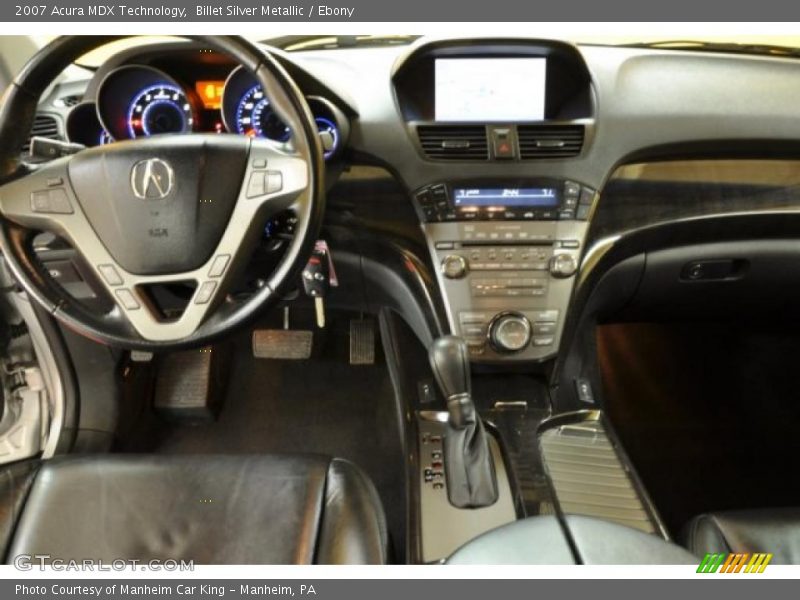 Billet Silver Metallic / Ebony 2007 Acura MDX Technology